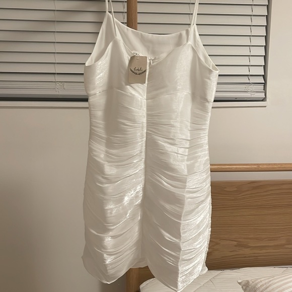 bohdii Mesmerized Mini Dress White Large - Picture 2 of 2